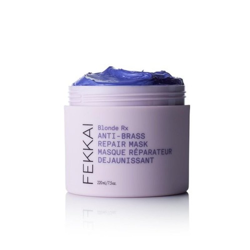 FEKKAI Blonde Rx Anti-Brass Repair Mask - 7.5 oz - Leaves Hair 3X Stronger with 67% Less Breakage - Free of Sulfates, Parabens, Phthalates - Vegan, Cruelty-Free