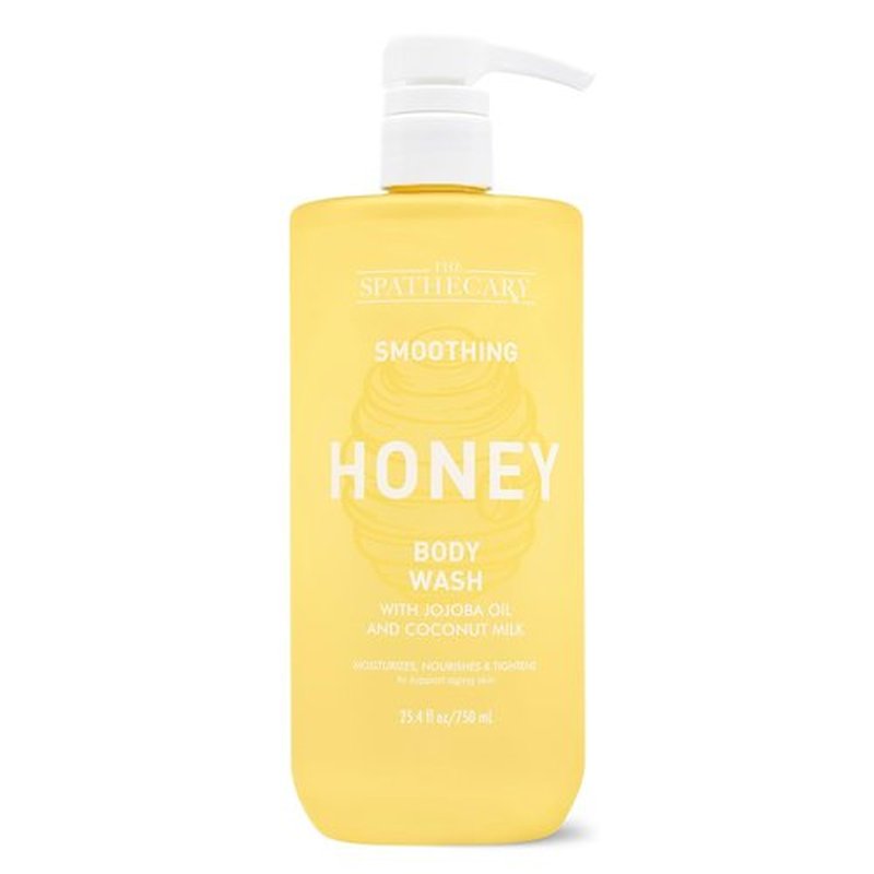 Honey Body Wash - Nourishing Jojoba Oil & Coconut Milk Shower Gel for Dry Skin | Vegan & Sulfate Free, 25.4 fl oz
