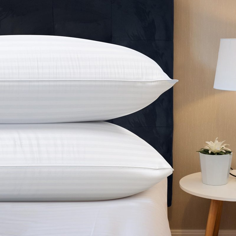 COZSINOOR Queen Size Bed Pillows for Sleeping - Hotel Quality Cooling Microfiber Set of 2 | Skin-Friendly Comfort