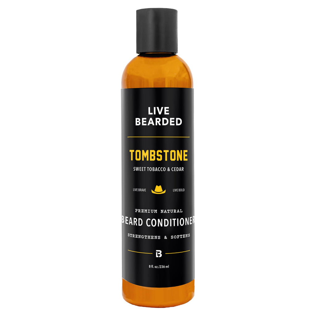 Live Bearded® Softening Beard Conditioner, Tombstone Scent, 8 fl oz