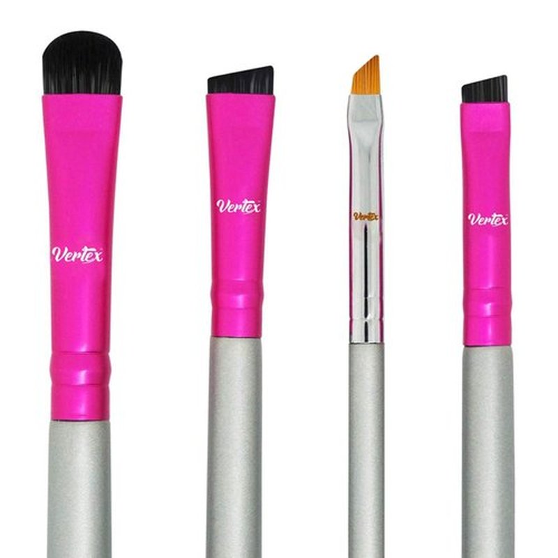 Regine Switzerland Eyebrow Brush Kit - Thin Angled Brushes for Shaping & Concealing | Duo Spoolie Brushes