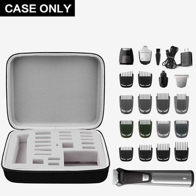 Philips Norelco Multigroom Series 7000 & 5000 Case - Storage Holder for Trimmer & Accessories
