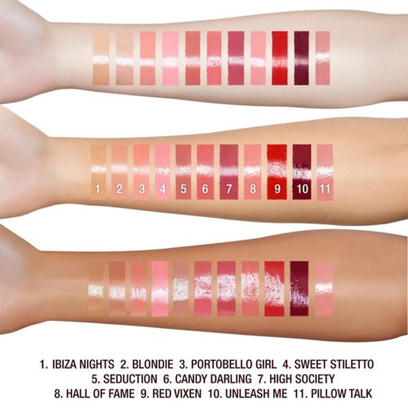 Charlotte Tilbury Lip Lustre Gloss - Hydrating High Shine Formula with Lotus Extract - Long Lasting Moisture