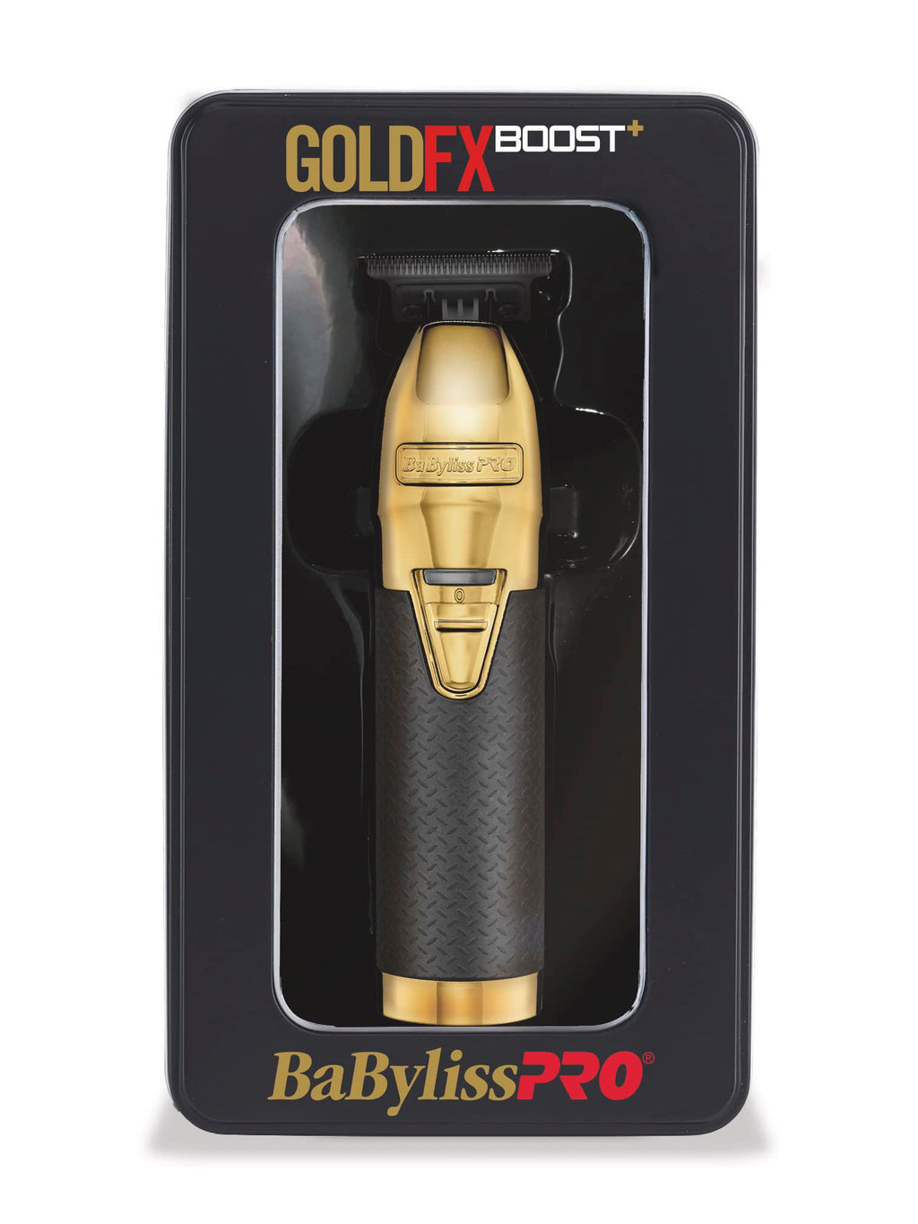 BaBylissPRO Barberology Hair Trimmer For Men FX787GBP GOLDFX BOOST+ Professional Outlining Trimmer & Electric Razor