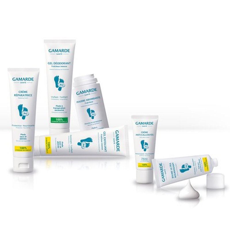 Gamarde Restorative Cream - Foot Cream with Tea Tree Oil for Skin - Protective, Nourishing, Restores Suppleness and Elasticity - 3.38 oz