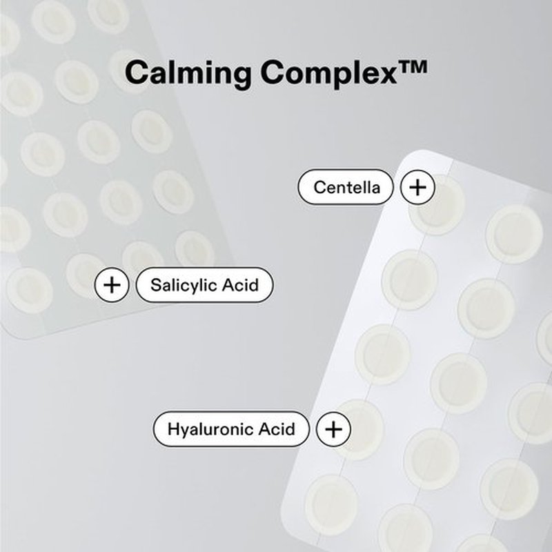 Cordiale Centella Pimple Patches with Salicylic Acid & Hyaluronic Acid, Hydrocolloid Acne Spot Patches for Face & Chin, Invisible Zit/Blemish Stickers, Korean Skin Care (78 Count, 2 Sizes)
