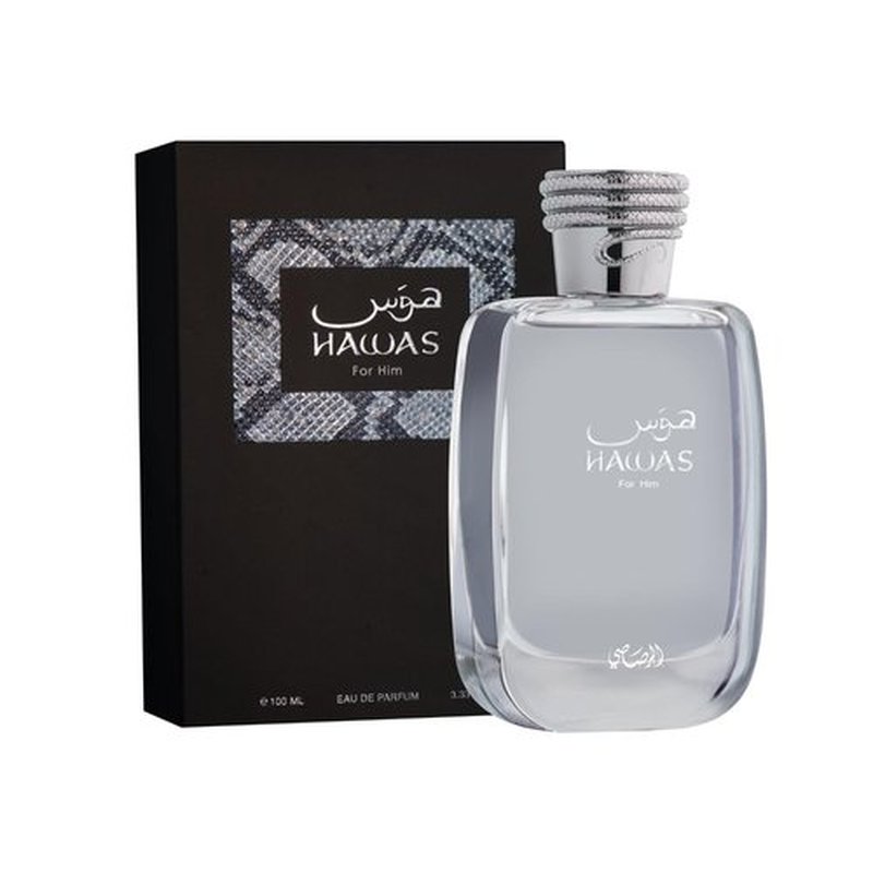 RASASI Hawas For Men Eau De Parfum Spray - Long Lasting Arabian Fragrance | 100ML (3.4 Oz) for Daily Elegance & Special Occasions