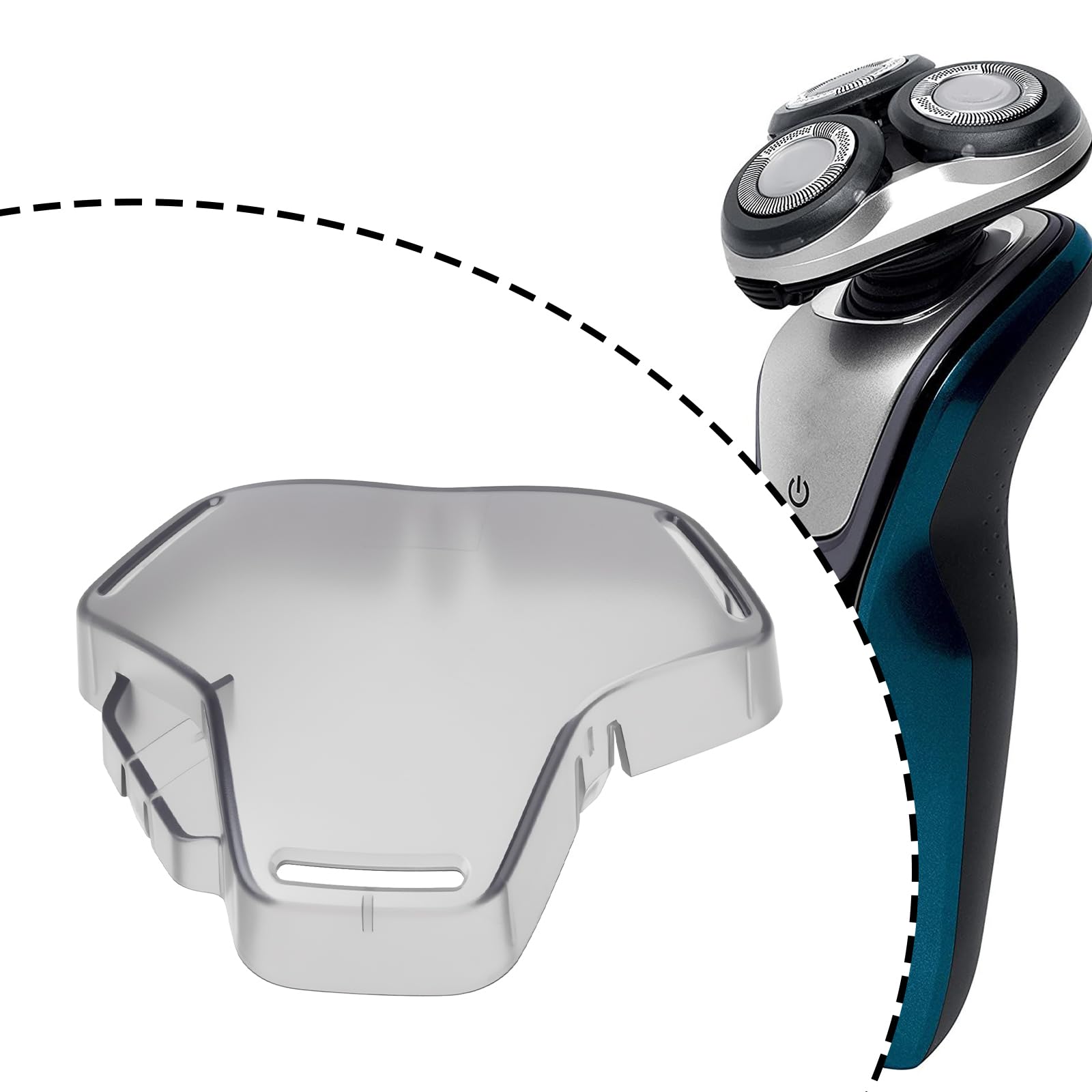 AS Axis Spindleon 2PCS Shaver Protective Cap SH71 Compatible with Philips S5000 Series S5666 S5536 S5535 S5532 S5531 SU5579 5599 5588 Model