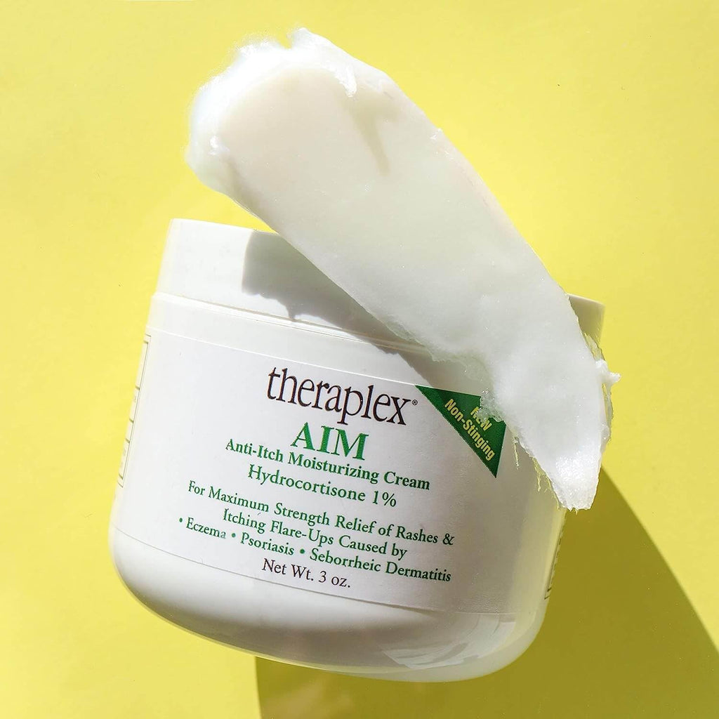 Theraplex AIM - Anti-Itch Moisturizing Cream (3 oz) - Non-stinging, Relieves Itching, Rashes, Flare Ups - Helps Repair & Restore the Skin's Natural Protective Barrier