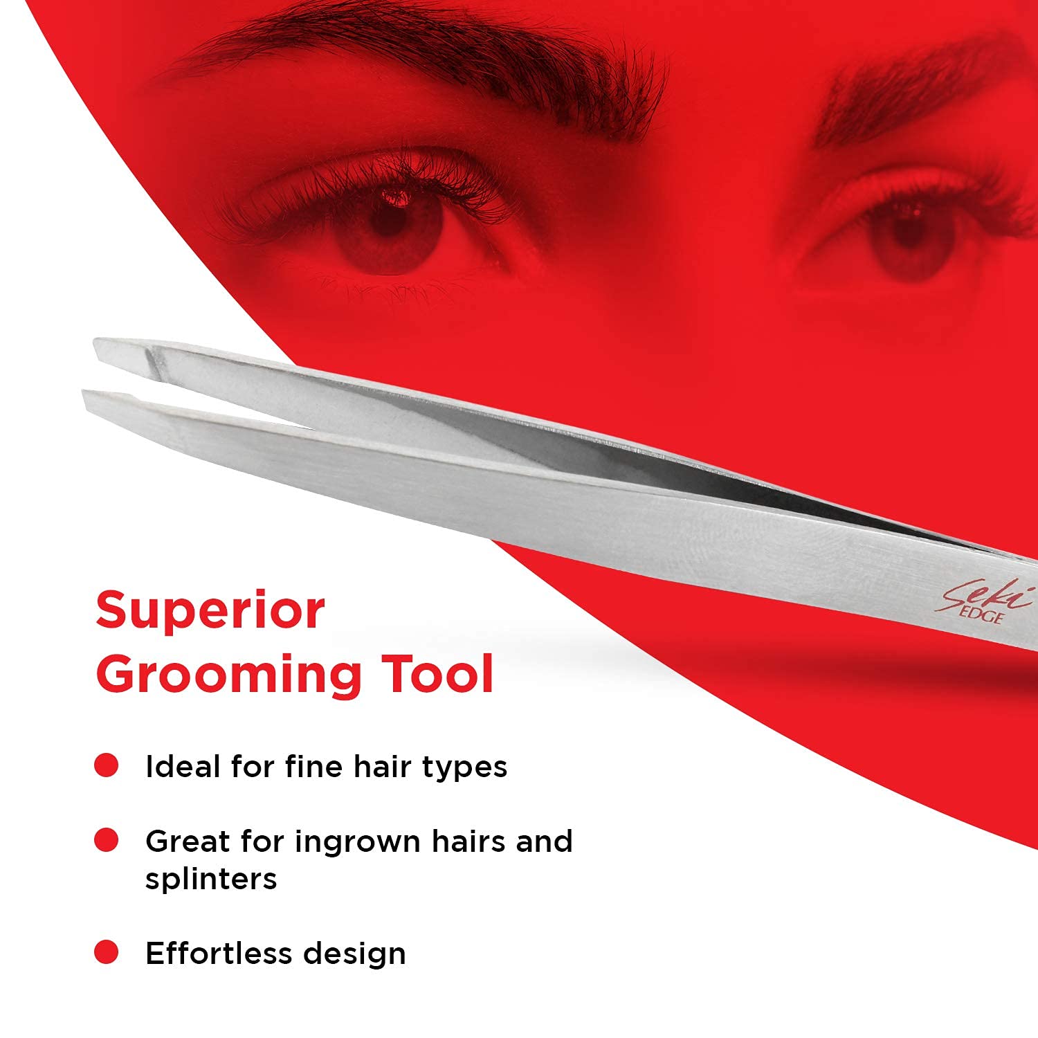 Seki Edge Stainless Steel Slant Tweezer SS 513