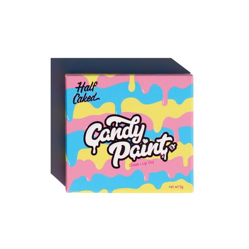 Half Caked Candy Paint Cheek + Lip Tint - Clean, Vegan & Cruelty-Free Makeup for Natural Rosy Glow, Dewy Finish, Enriched with Vitamin E, Perfect for dry or sensitive skin, 5g (Tragic Kingdom)