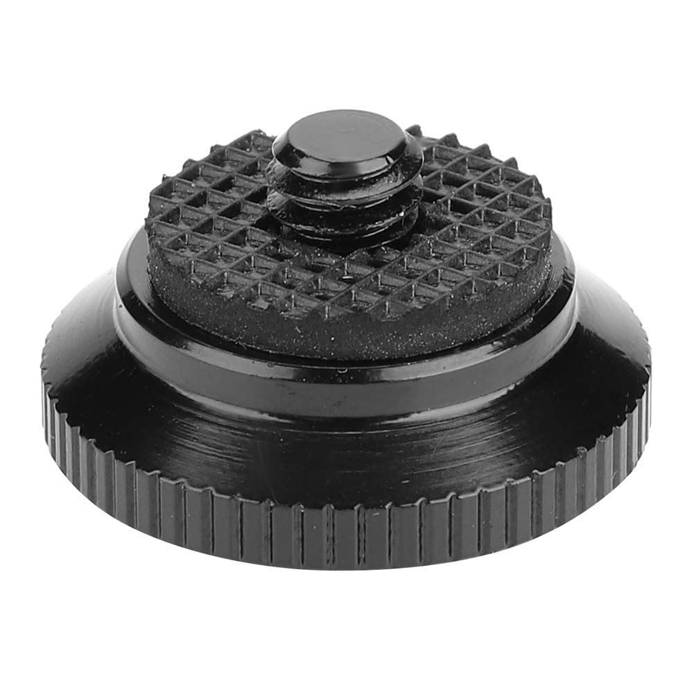 ANGGREK Quick Release Plate, Mini Aluminium Alloy Round for Manfrotto Compact Action Tripod, Ultralight, Compatible with Most Cameras, 1/4inch Screw, 22mm Diameter, Rojo