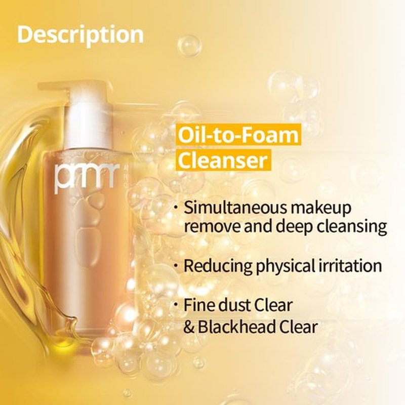 PRIMERA Self Care Kit - Oil to Foam Cleanser (200ml) & Vitatinol Serum (1 EA) | Korean Deep Cleansing & Hydration Gift Set