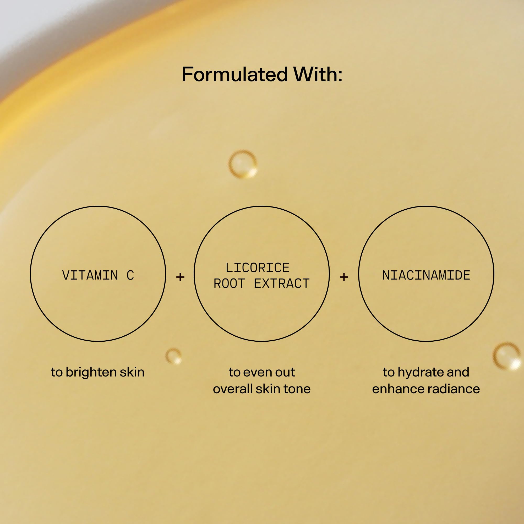 Versed Weekend Glow Vitamin C Serum for Face - Hydrating Face Serum with Niacinamide, Licorice Root & Vit C (1 fl oz)