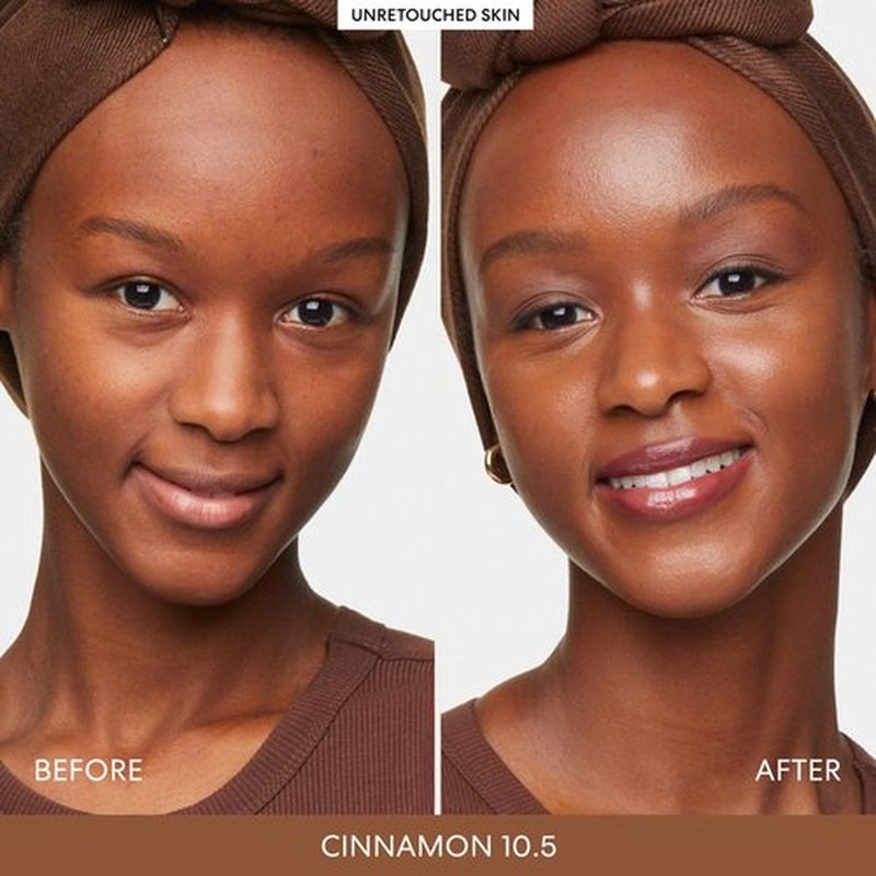 bareMinerals Clean Beauty Gift Set - 3 Full-Sized Essentials: Tinted Moisturizer SPF 30, Under-Eye Brightener & Lip Gloss-Balm