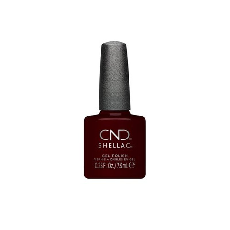 CND Shellac Gel Nail Polish, Long-lasting Nail Paint Color with Curve-hugging Brush, 390 Signature Lipstick, 0.25 fl. oz