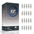 EZ Tattoo Cartridge Needles Assorted - 50Pcs #12 Mixed (3RL 5RL 7RL 9RL 11RL) Standard Round Liner Tattoo Needle Cartridges for Tattooing Rotary Tattoo Pen Machine Supply - Revolution