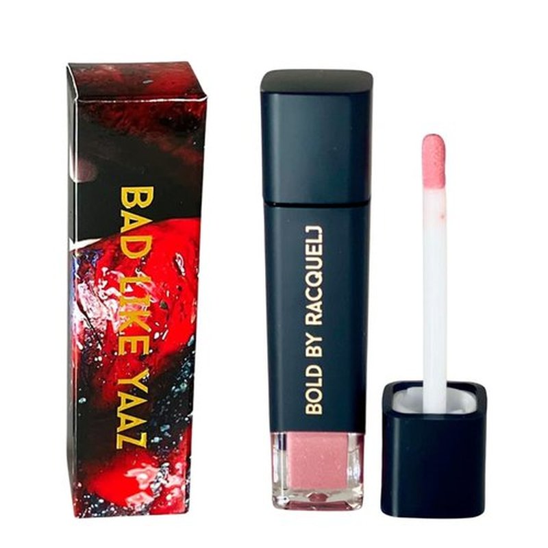 Bold by RacquelJ Soft Pink Lip Gloss – Non-Sticky Shine, Hydrating & Long-Lasting Shimmer, Cruelty-Free | Silky Becca