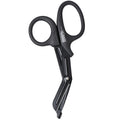 Madison Supply 7.5 Inches Premium Stainless Steel Trauma Shears for Left and Right Hand - Non-Stick Coated Blades Medical Scissors - Durable Fluoride-Coated Nurse Scissors - Black