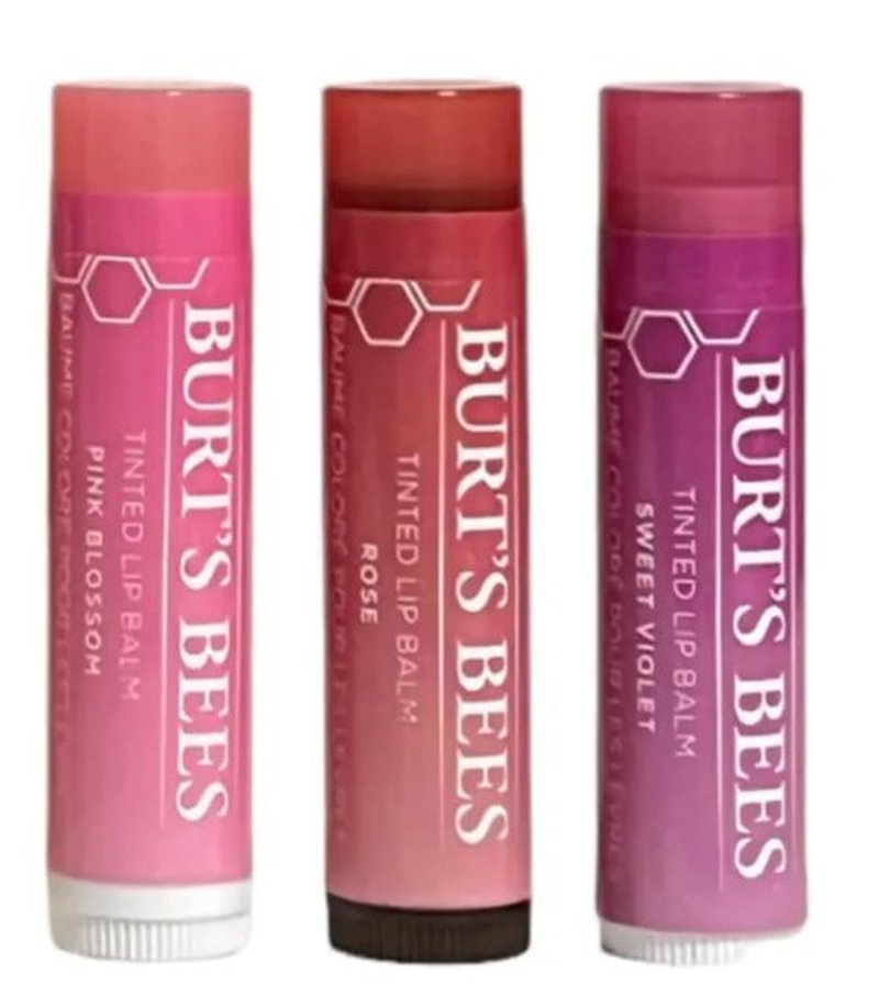 Burt's Bees Tinted Lip Balm - Hydrating Color & Moisture | 3 Count Pack