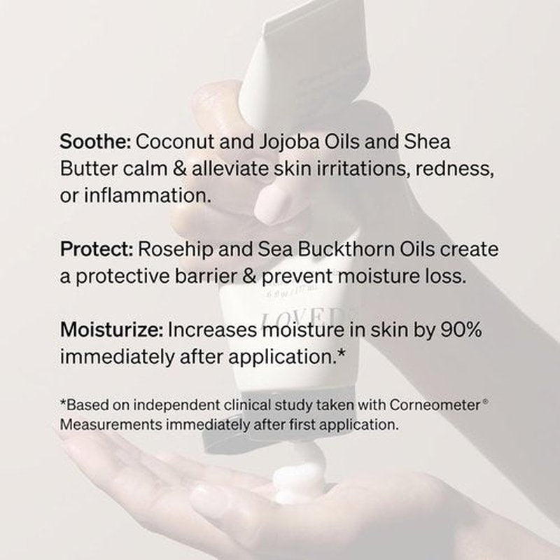 Loved01 Daily Face & Body Moisturizer, John Legend Skincare, Fragrance-Free & Non-Greasy Shea Butter Cream, Deep Hydrating Formula for Dry & Sensitive Skin, Vegan & Cruelty-Free, 6 oz