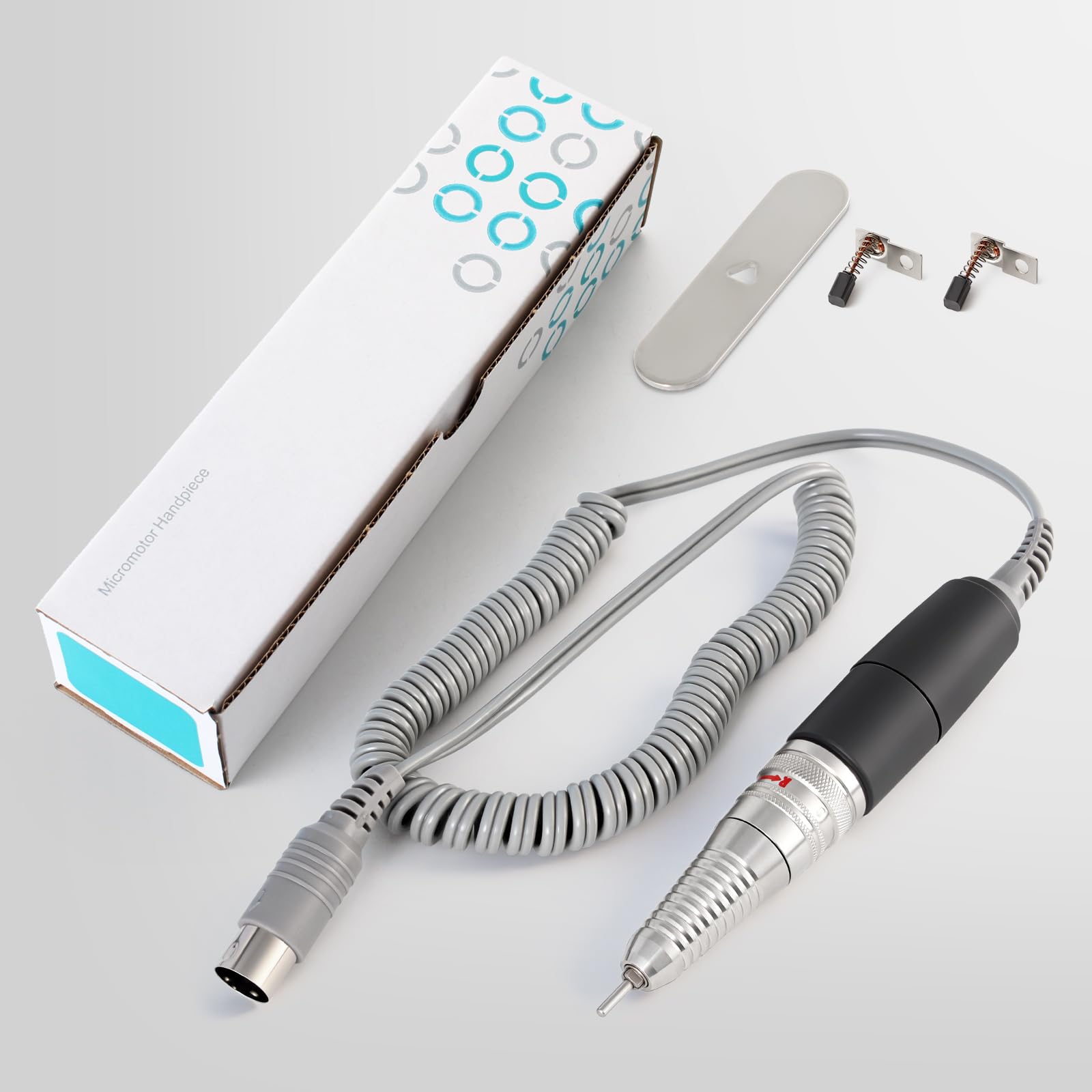 Nail Drill Handpiece for UP200, KUPA KP55, KP60, KP5000 Machine, 35000RPM Professional Electric Nail File Handle Replacement 3 Pins for Manicure Art Tool, Low Noise and Smooth (Only Handpiece)