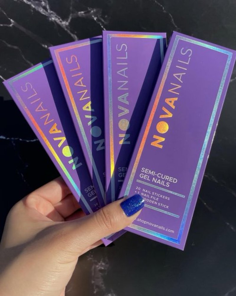 Nova Nails Semi Cured Gel Nail Strips (Retrograde)
