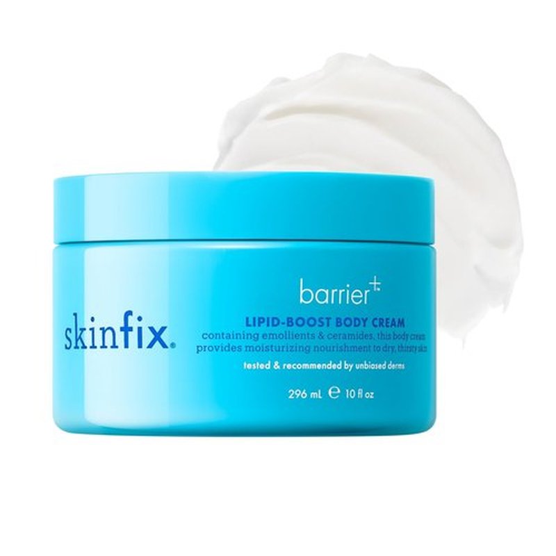 Skinfix Lipid-Boost Body Cream - 10 oz - Glow-Boosting, Hydrating All-Over Body Moisturizer - Non-Greasy, Fast Absorbing - Fragrance Free - Vegan, Cruelty Free