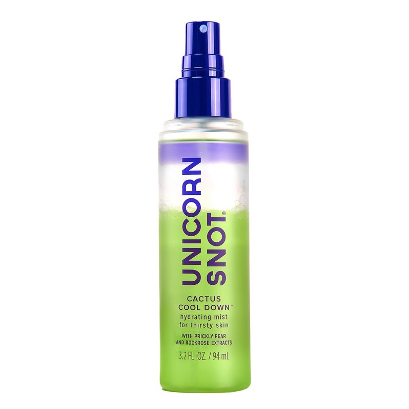Unicorn Snot Cactus Cool Down™ After Sun Soothing Spray - Hydrating Facial Mist, Makeup Primer & Blue Light Shield – Cooling Spray with Aloe, Jojoba & Prickly Pear