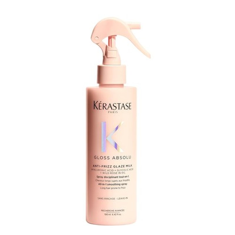 Kerastase Gloss Absolu Anti-Frizz Glaze Milk - Hydrates, Detangles & Smooths Long Hair | Heat & Humidity Protection