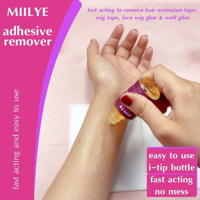 MIILYE Wig Glue Spray Set for Front Lace | White Glue and Remover With Melting Band | Lace Kit for Wig Installation