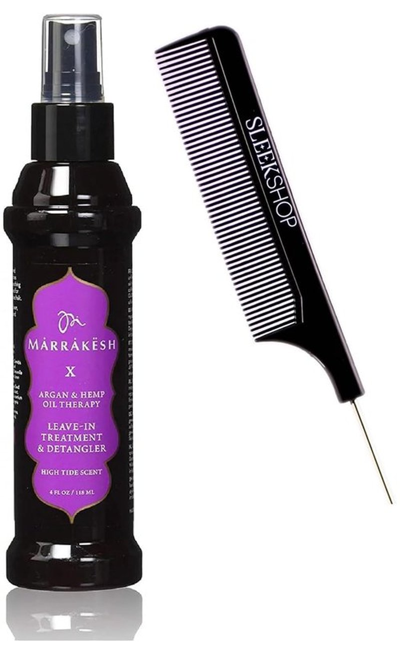 Skiennix Hair Spray - Marrakesh Leave-In Treatment & Detangler with Argan & Hemp Oil - Vegan, 4 oz