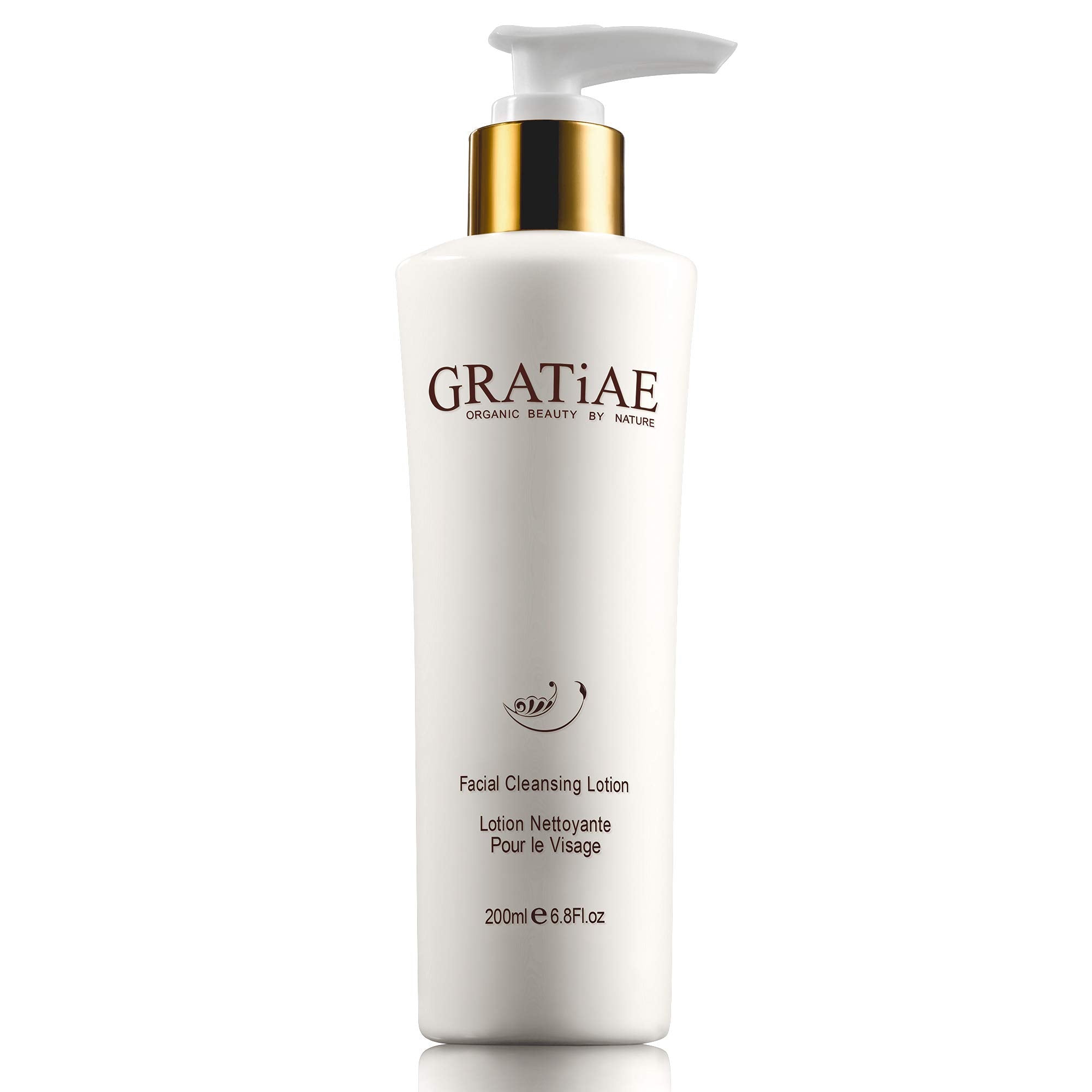 Gratiae Organics Facial Cleansing Lotion for Calming and Balancing, 6.8-Ounce
