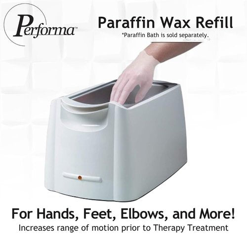 Performa Paraffin Wax Refill, 1 Pound Wintergreen Scented Blocks, Case of 6, Paraffin Bath Wax, Medical Grade Parraffin Wax for Paraffin Bath, Wax Refill for Wax Bath, Good for Hands & Feet