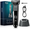 Body Hair Trimmer for Men,kensen Electric Groin & Pubic Hair Trimmer, Rechargeable Ball Shaver Groomer, Mens Body Groomer Kit for Privates, Waterproof, Cordless for Wet/Dry Use