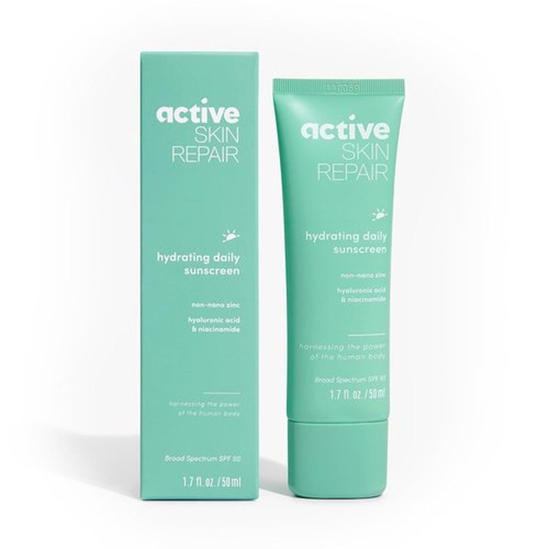 Active Skin Repair SPF 50 - EWG-Certified Hydrating Daily Sunscreen & Face Moisturizer | 1.7 fl. oz.