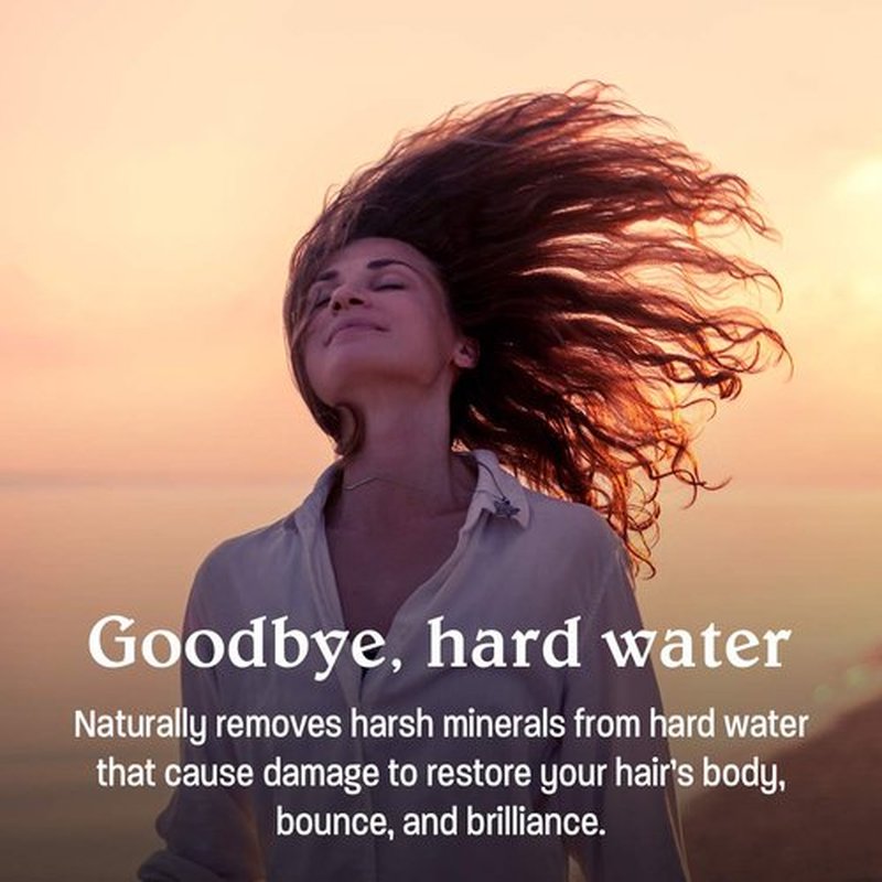 Malibu C Hard Water Wellness Shampoo - Hydrating, Sulfate-Free Formula for Mineral Removal - 10 oz