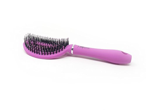 Marilyn Brush Halo Paddle Brush - Smoothing Blowout Brush with Boar/Nylon Bristles | Fast Drying for Sensitive Scalps, Wigs & Extensions