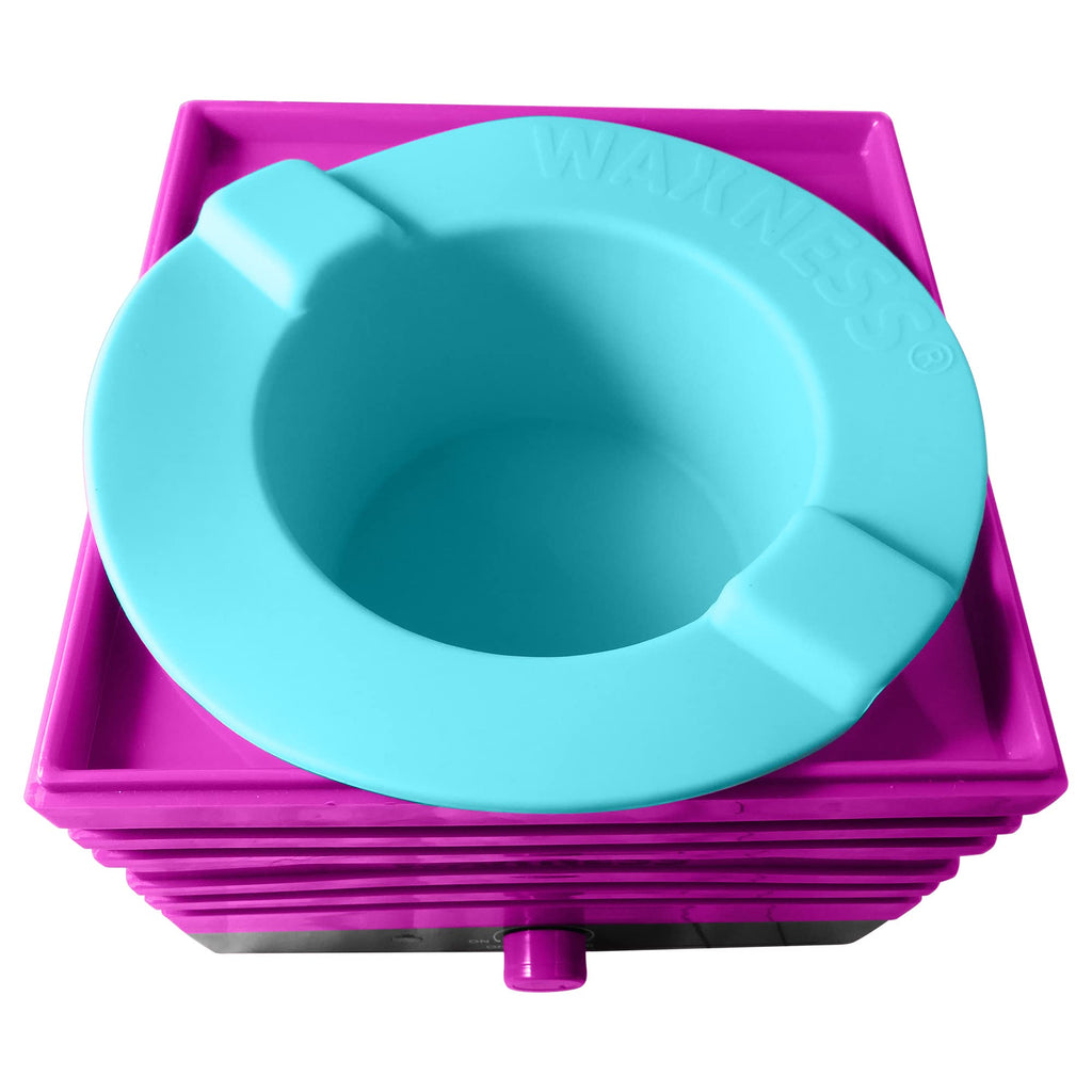 Waxness Non-Stick Silicone Bowl Inserts for Wax Warmers – Teal, Fits 1 lb Warmers (WN-5001 & WN-5002), Easy Clean Flexible Wax Pot Liners for Professional Use