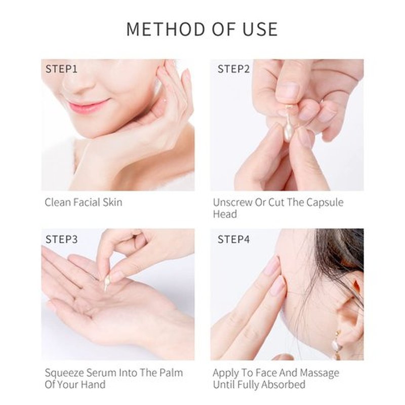 HKH Niacinamide Serum Capsules for Face: 38 Caps Dark Spot Remover Brightening Anti Aging Hydrating Pore Minimizer Hyaluronic Acid Vitamin C Firming For Men & Women 30+ Sensitive Skin Travel Friendly