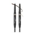 bdb Triple Threat Triangular Universal Eyebrow Pencil - Precision Tip & Spoolie, Waterproof, Define Shape & Fill Brows, 2-Pack - Taupe