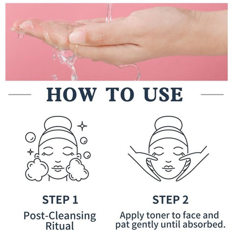 MISSEDSEN Rose Water Face Toner, Moisturizing & Anti-Aging for All Skin Types (13.5Fl oz)