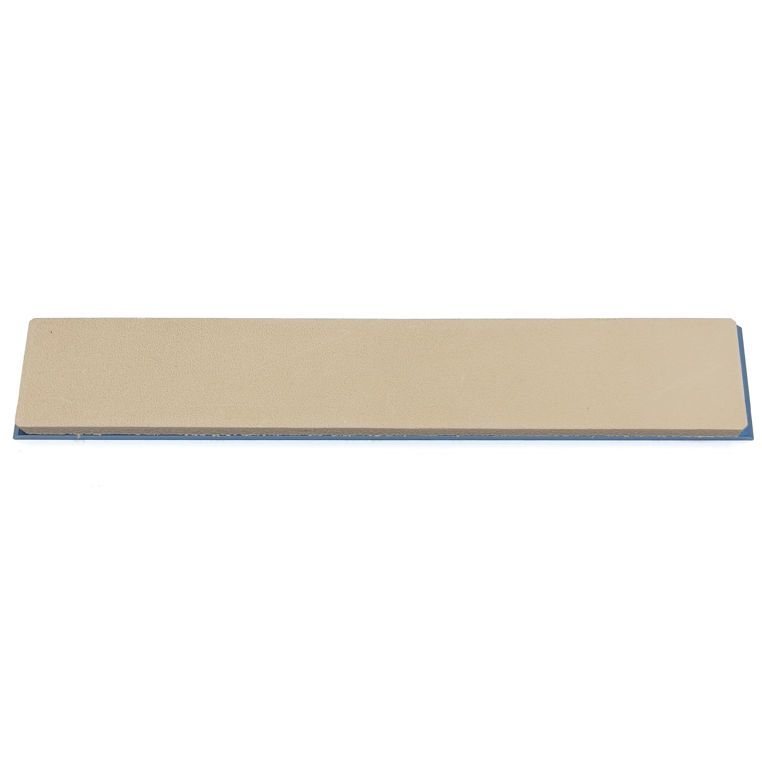 Top Grain Cowhide Leather Strop on Blue Anodized Blank 6" x 1"
