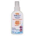 Safe Sea Jellyfish Sting-Blocking Sunscreen, SPF 40+ Spray 4 Fl oz, Waterproof, Biodegradable, Coral Reef-Safe – Body and Face Sunscreen, Anti-Jellyfish and Sea-Lice sting protection.