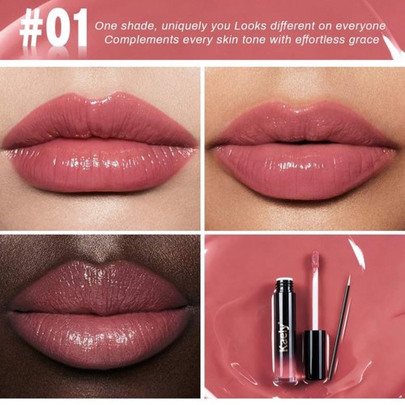 Kaely Longwear No-Budge Lipstick - Highly Pigmented Liquid Lip Color | Waterproof & Smudge-Proof, 24-Hour Wear, 01 Cheeky