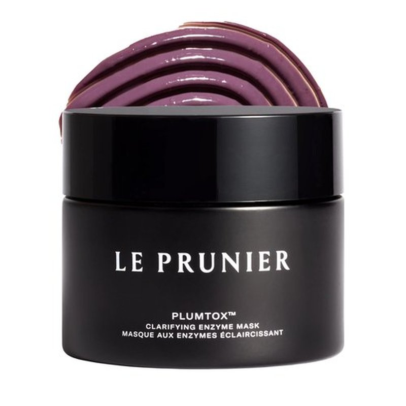 Le Prunier Plumtox™ Clarifying Enzyme Face Mask | Gentle Exfoliating AHA BHA PHA Treatment with Midnight Muir® Plum Extract | Hydrating Brightening Pore Refining Vegan Clean Skincare | 2 fl oz