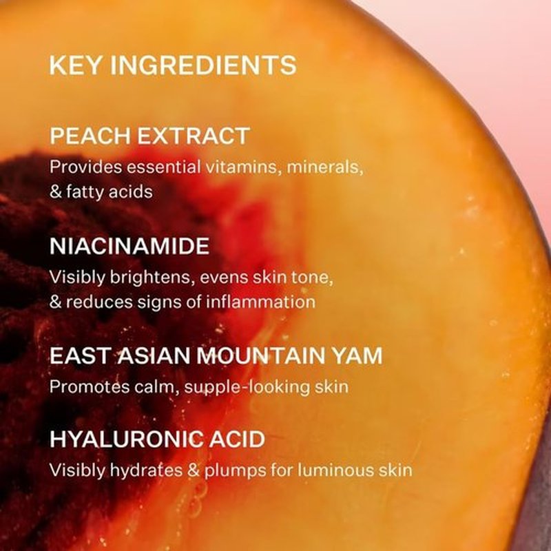 Peach & Lily - Glass Skin Refining Serum for Face | Hyaluronic Acid & Niacinamide, 1.35 oz - Vegan, Cruelty-Free