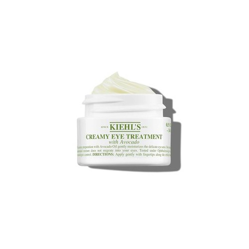 Kiehl's Avocado Eye Treatment - Under Eye Cream for Puffiness & Dark Circles | Caffeine-Infused, 99% Natural