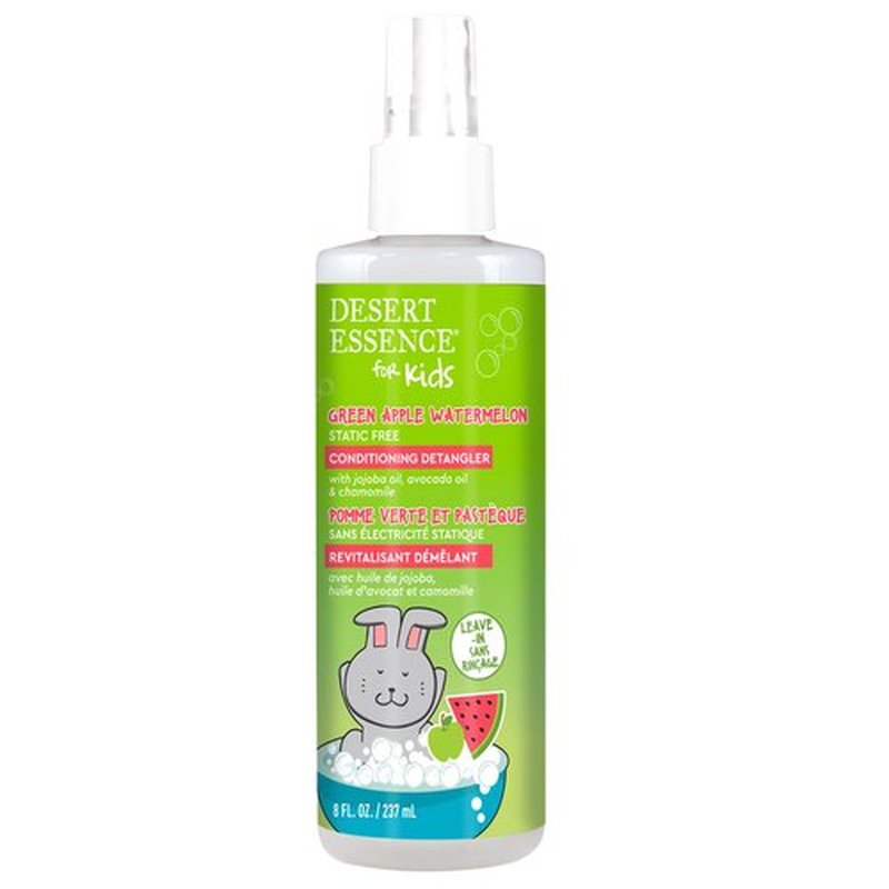 Desert Essence Kids Conditioning Detangler Spray - Vegan & Gluten-Free | 8.0 fl oz - Smooth, Shiny Hair