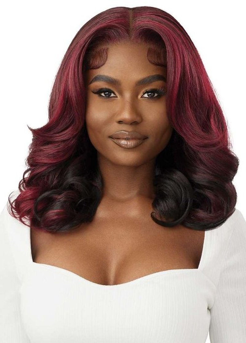 Outre Lace Front Wig - Perfect Hair Line 13X6 - ReevaWig (JET BLACK 1)